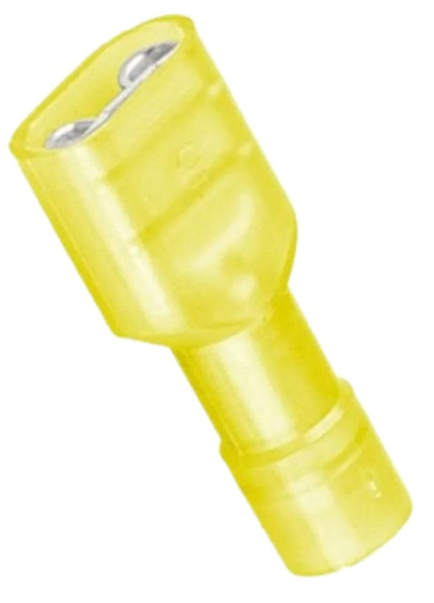 Terminal Aislada Hembra Amarilla Cal 12-10 C/nylon Fdfni-250