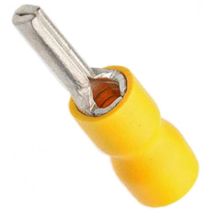 Terminal Aislada T/pin Color Amarillo Cal 12-10