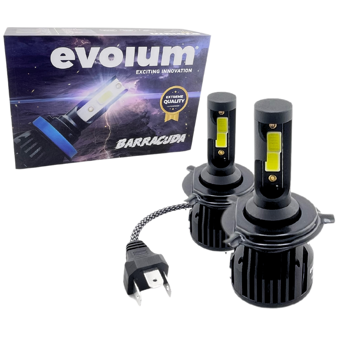 Focos Led H4 Evolum Barracuda