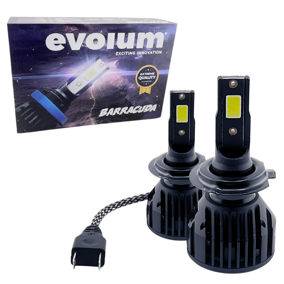 Focos Led H7 Evolum Barracuda