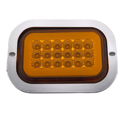 Plafon Led Tipo Gro-Rim Gel Ambar C/Estrobo