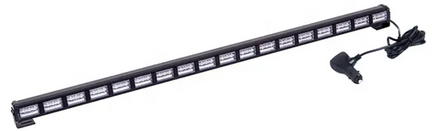 Barra De Led 34" 54w 19 Funciones+cambio De Color Blanco/ambar