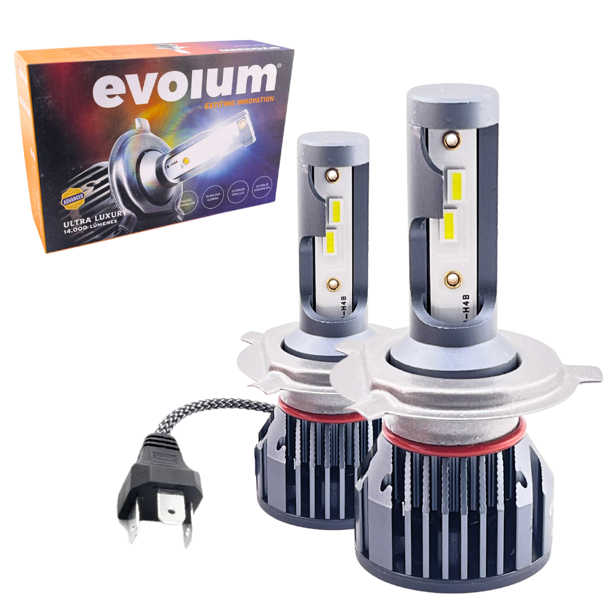 Focos Led H4 Evolum Ultra Luxury