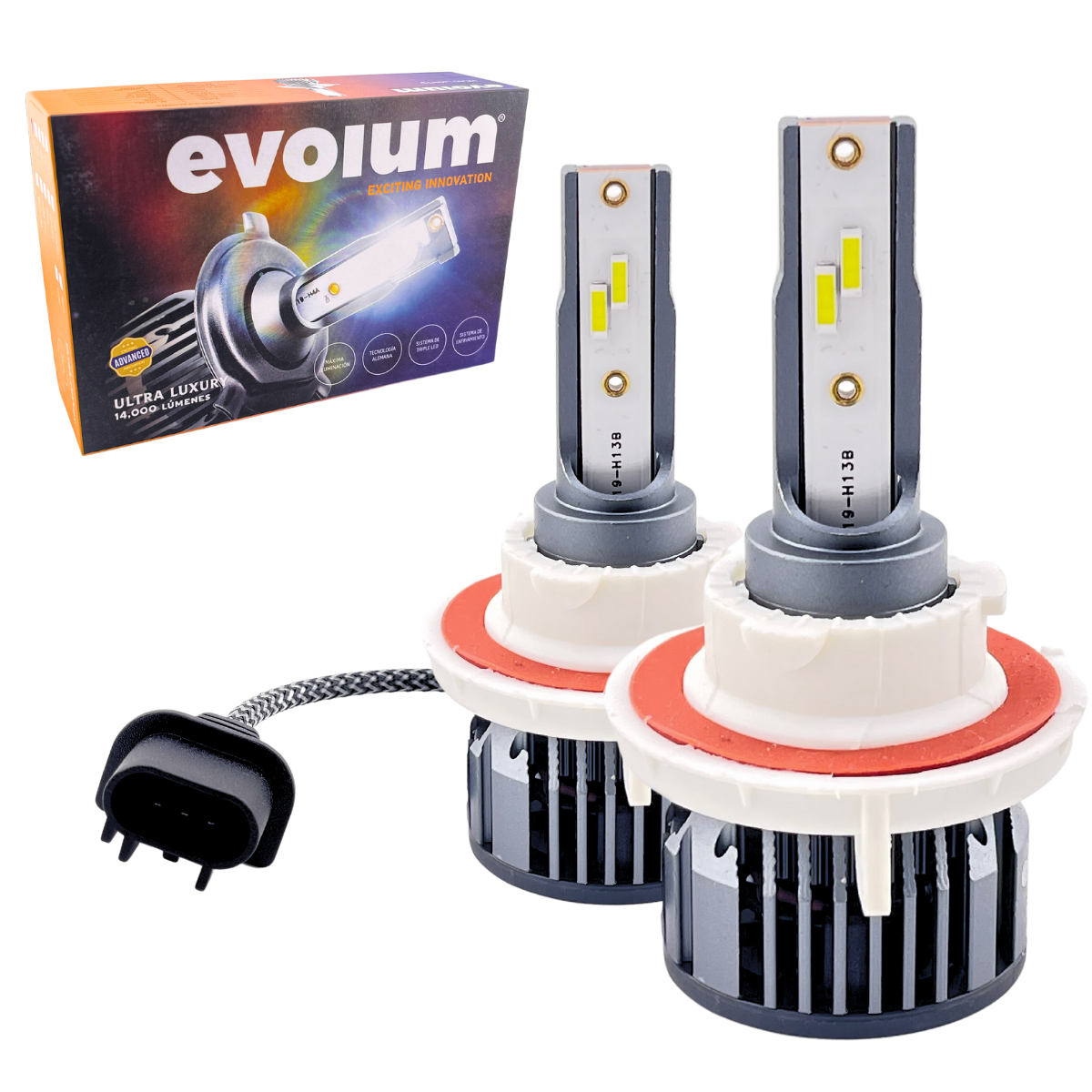 Focos Led H13 Evolum Ultra Luxury