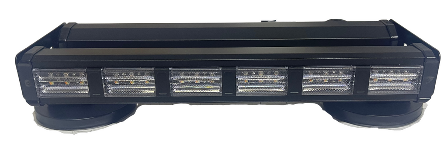 Torreta De Led 12" Doble C/iman 19 Funciones+cambio De Color Rojo/azul