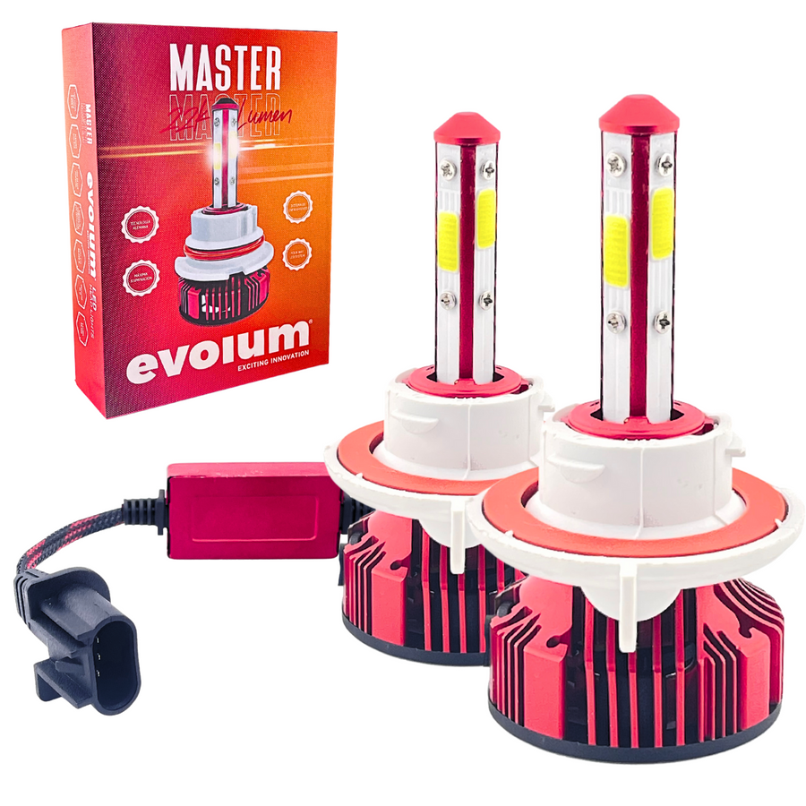 Focos Led H13 Evolum Master 4 Caras