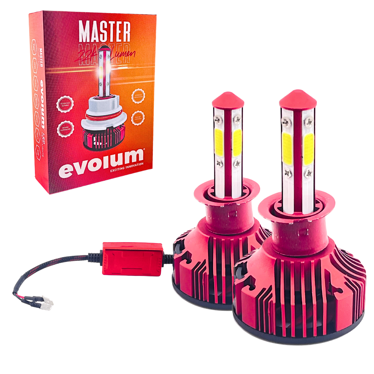 Focos Led H3 Evolum Master 4 Caras