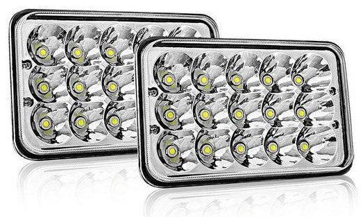 Unidades Led Rectangular 4X6 Bicolor