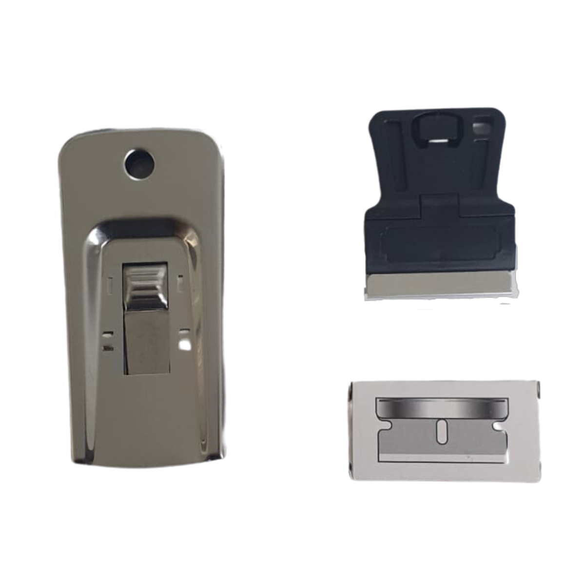 Kit De Instalacion Polarizado 1 Raspador De Metal 1 Raspador De Pastico Y 10 Cuchillas