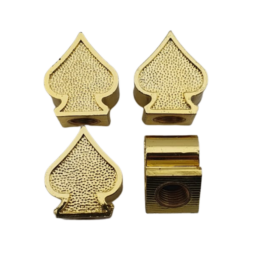 Tapon De Valvula Espada Dorado 4 Pza