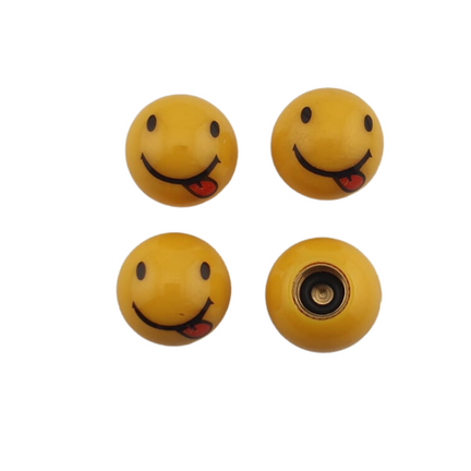 Tapon De Valvula Emoji Mod. 3 4pza