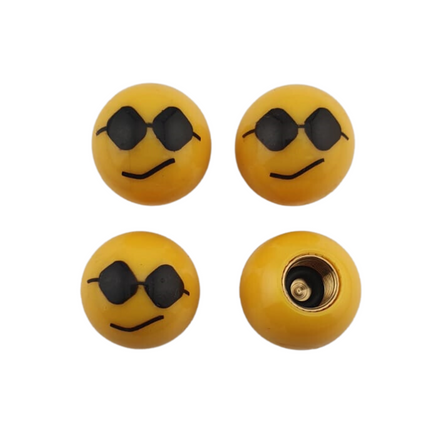 Tapon De Valvula Emoji Mod. 6 4pza