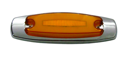 Plafon Led Lateral Tipo Peterbilt Gel Con Luz Secuencial Ambar