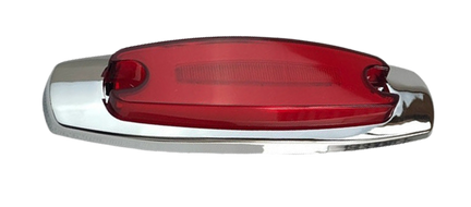 Plafon Led Lateral Tipo Peterbilt Gel Con Luz Secuencial Rojo