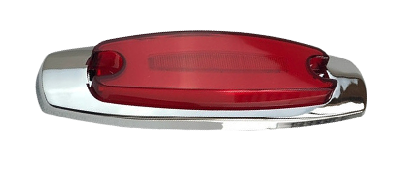 Plafon Led Lateral Tipo Peterbilt Gel Con Luz Secuencial Rojo