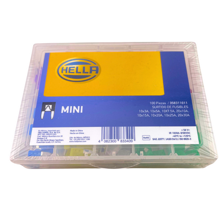 Fusible Clavija Mini Hella Surtido Caja 100pzas