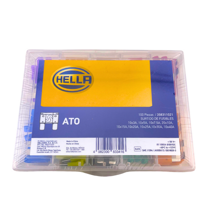 Fusible Clavija Normal Hella Surtido Caja 100pzas
