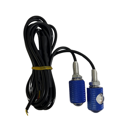Tornillo Para Placa Con Luz Led Azul