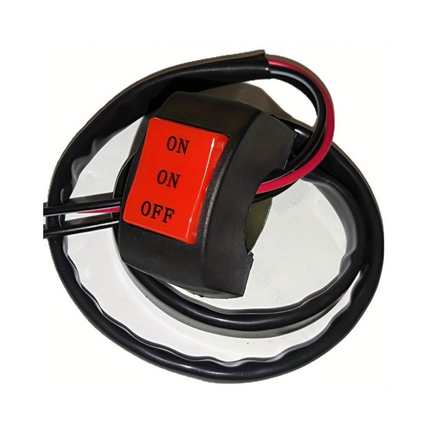 Interruptor Switch Para Moto 2 Pasos Rojo