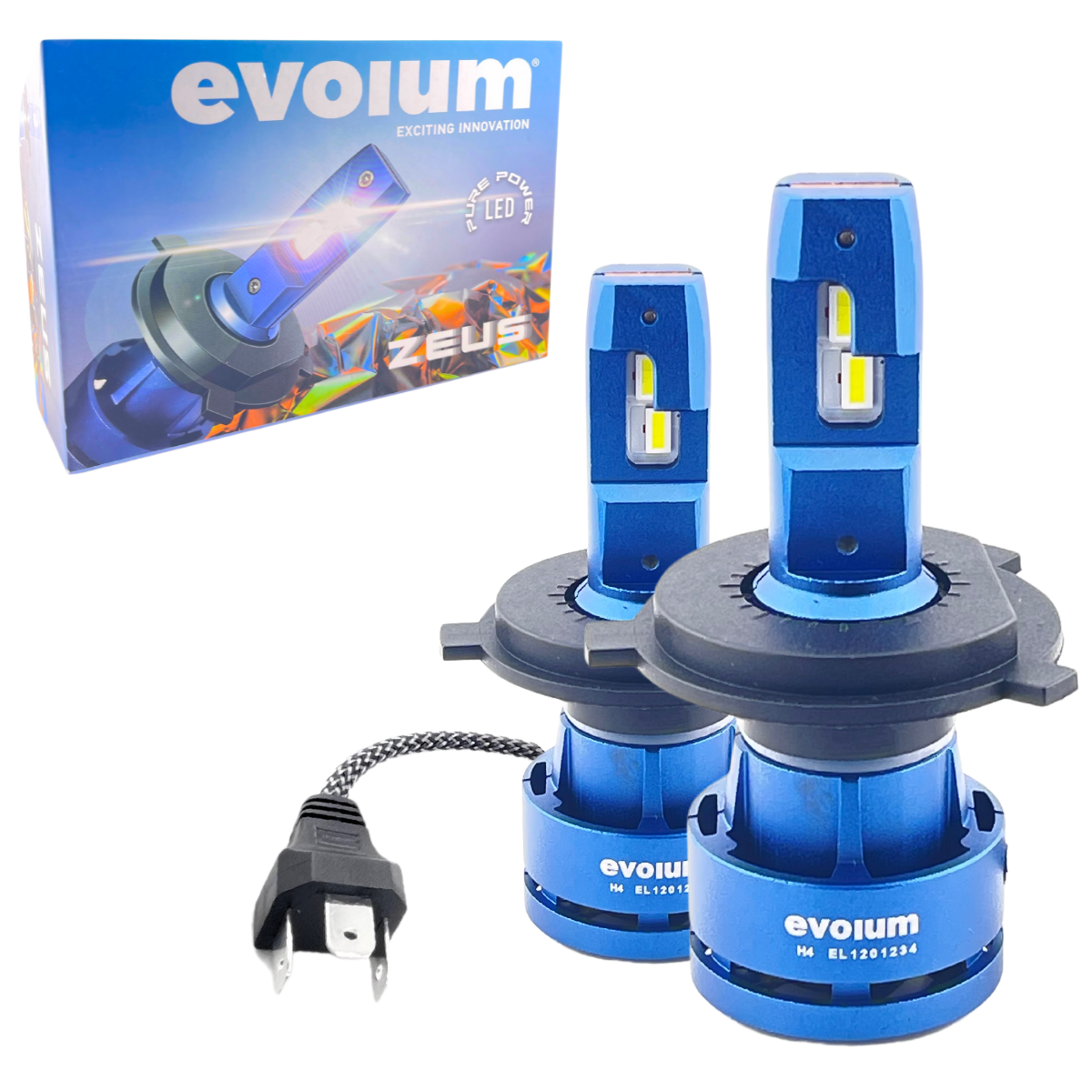 Focos Led H4 Evolum Zeus