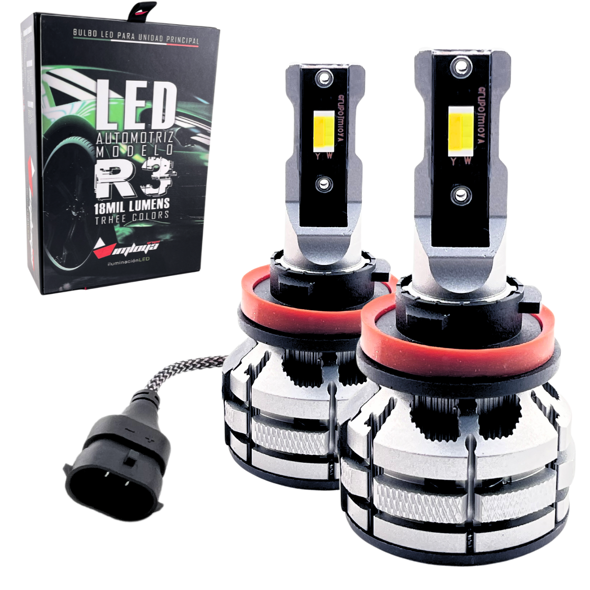 Focos Led H11 Tricolor R3 Imloya