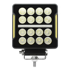 Faro Led Cuadrado 4" 24W Con Drl Blanco Lumen-X16