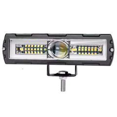 Faro Led Barra 7" Hiperled Blanco/Ambar Con Drl Rojo