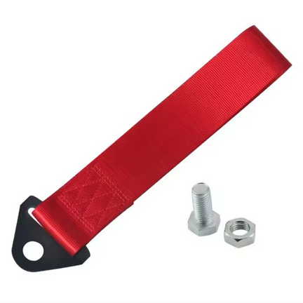 Tiron Correa Para Remolque Universal Tela Roja