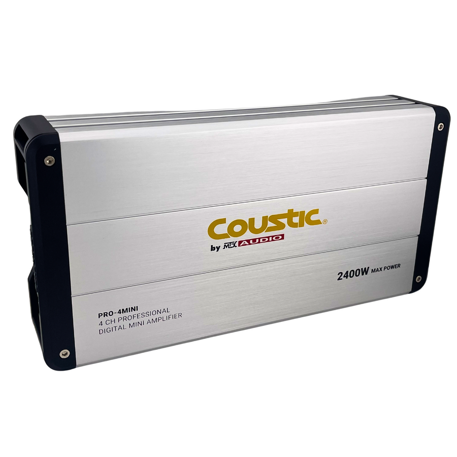 Amplificador Mini 4 Canales Clase Ab Coustic Pro-4mini 2400w