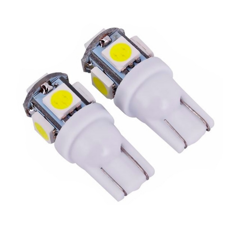 Focos Led T10 5 Led Blanco