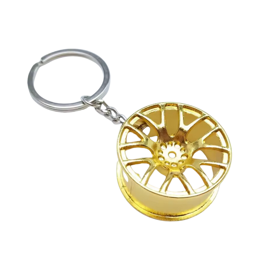 Llavero Metalico Rin 14 Dorado