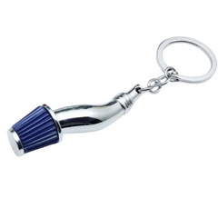 Llavero Metalico Filtro Azul