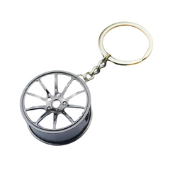 Llavero Metalico Rin 10 Gris