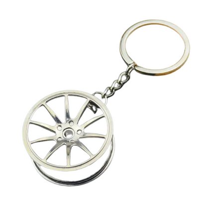 Llavero Metalico Rin 10 Plata