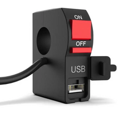Interruptor Switch Para Moto On/Off Con Usb