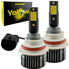 Focos Led 9007 Evolum Yellow