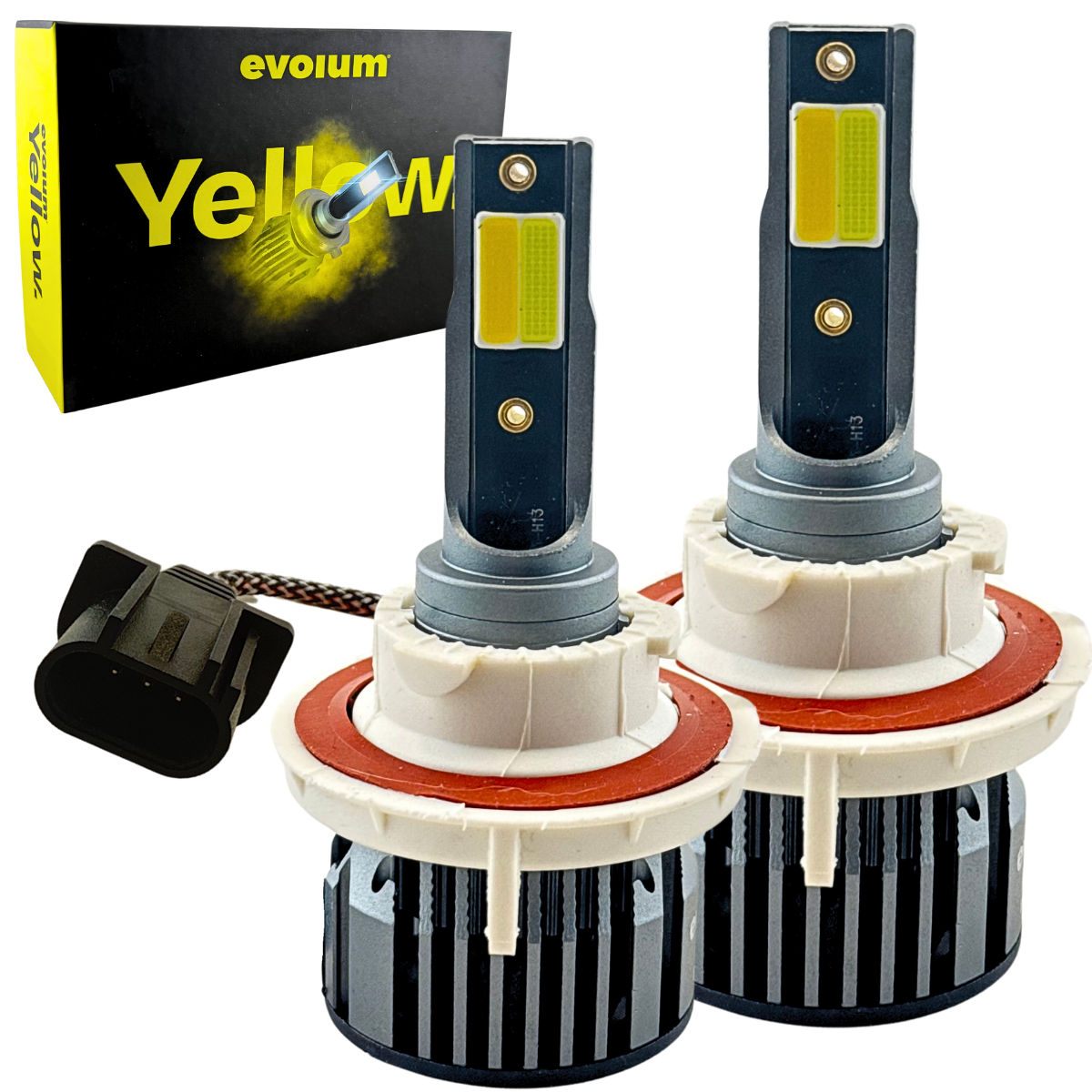 Focos Led H13 Evolum Yellow