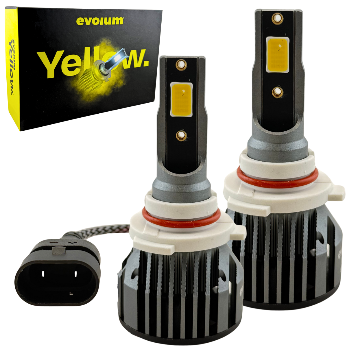 Focos Led 9006 Evolum Yellow