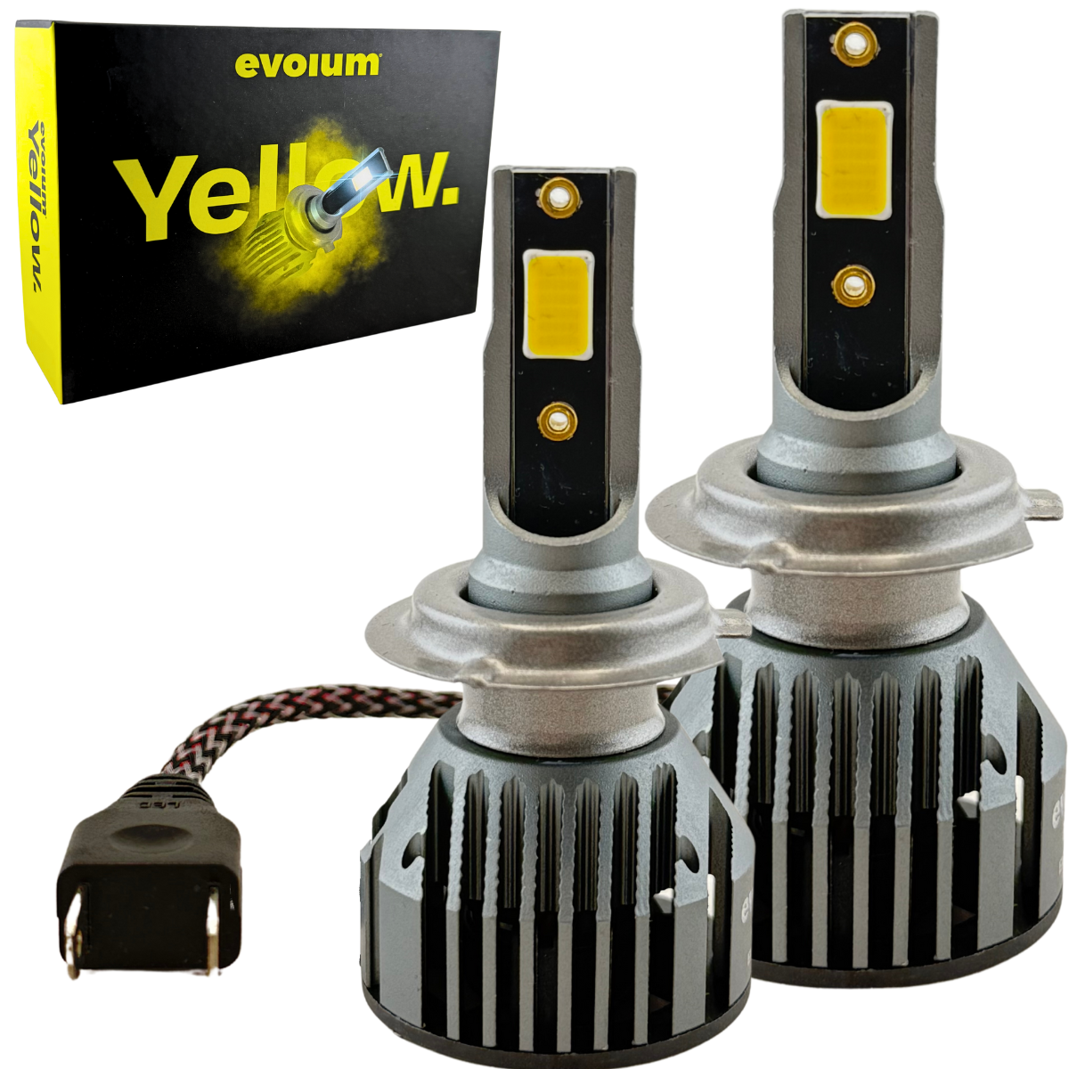 Focos Led H7 Evolum Yellow