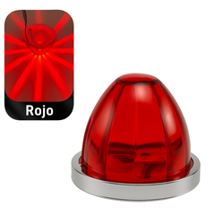 Plafon Tipo Watermelon Led Haz Luz Frontal Rojo Con Estrobo