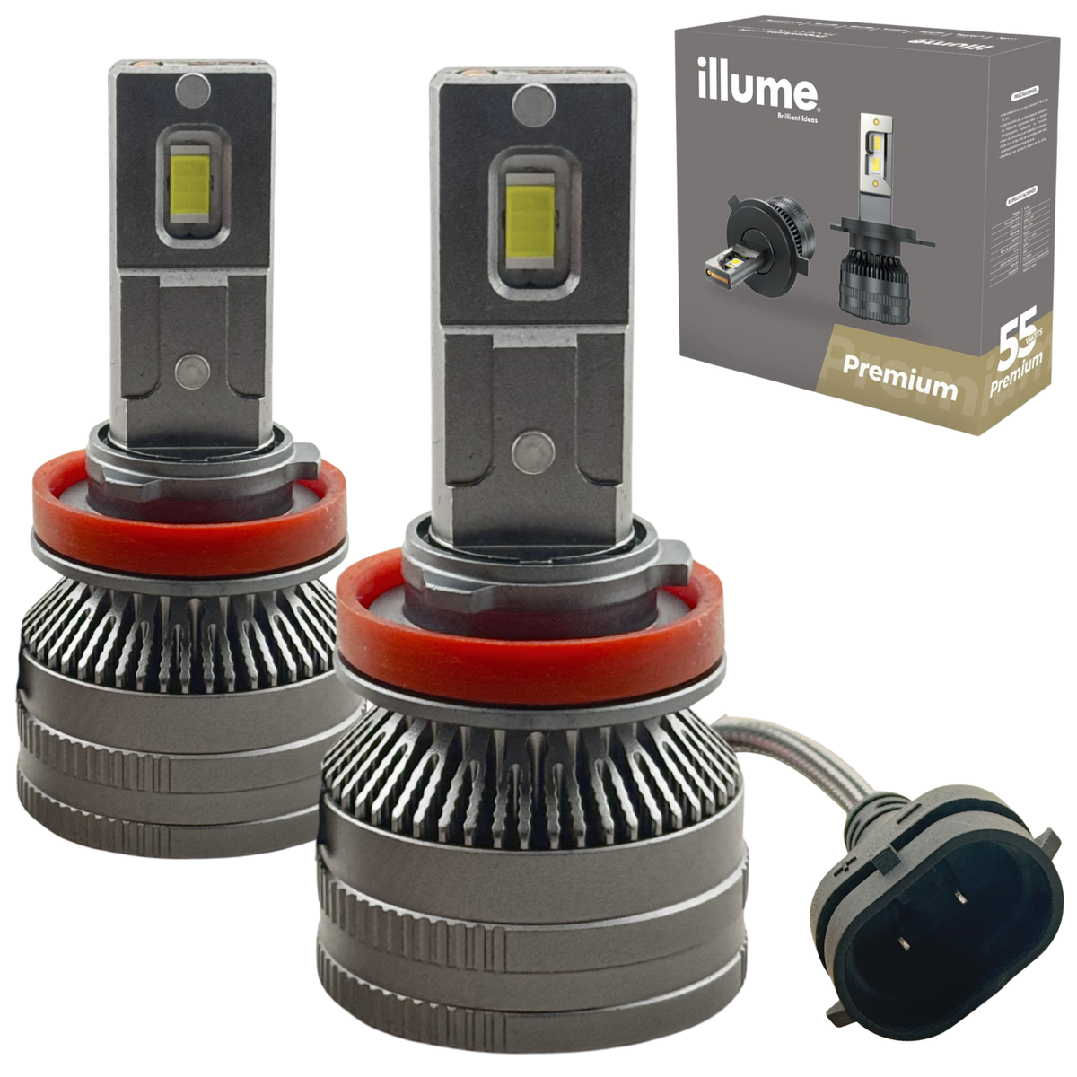 Focos Led H11 Illume Premium 55w