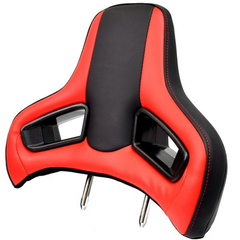 Cabecera De Asiento Deportivo Universal Negra/roja