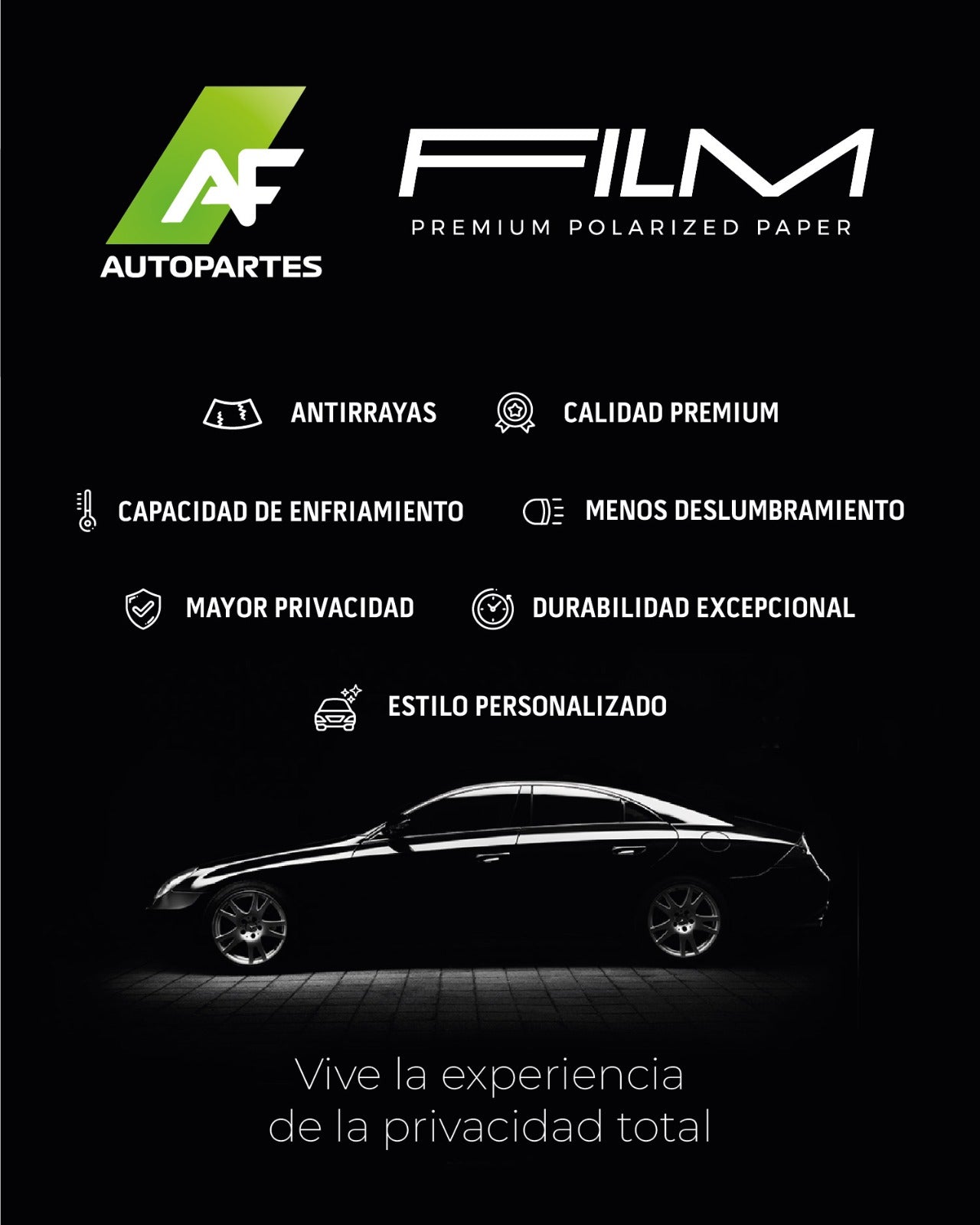 Papel P/Polarizar Af Premium Plus 35% 50Cm X 30M