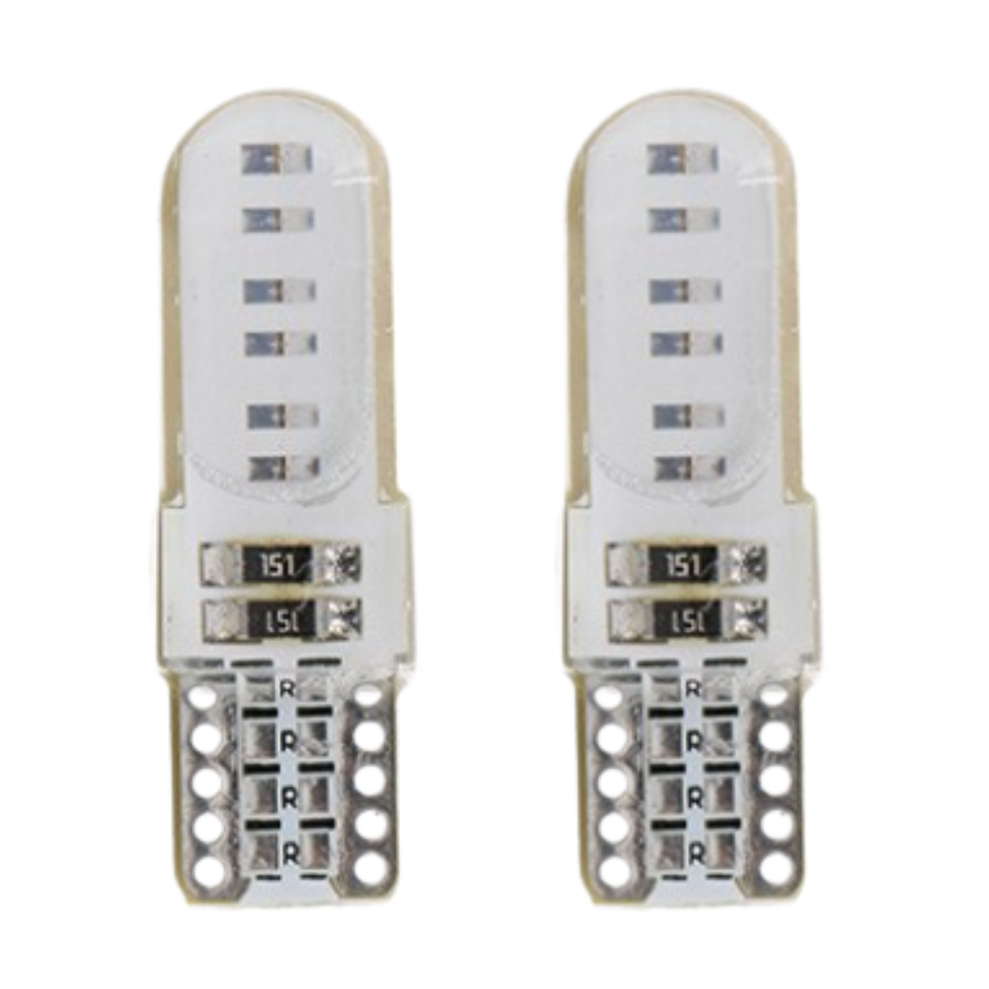 Focos Led T10 Pellizco Gel Azul