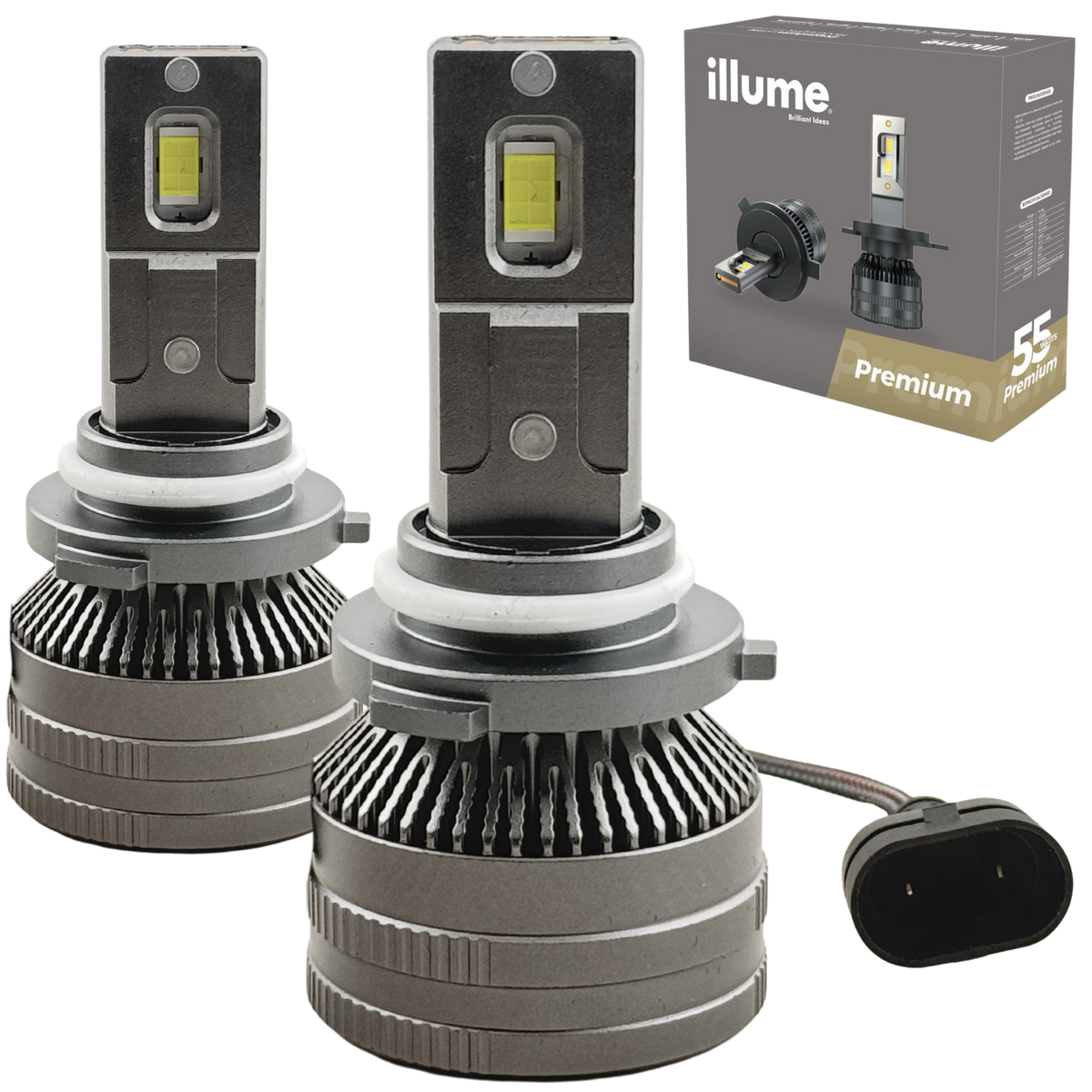 Focos Led 9006 Illume Premium 55w