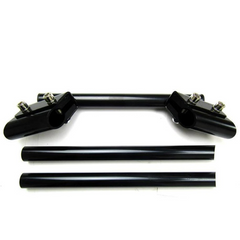 Manubrio Metalico Negro 3 Pzas P/moto Italika