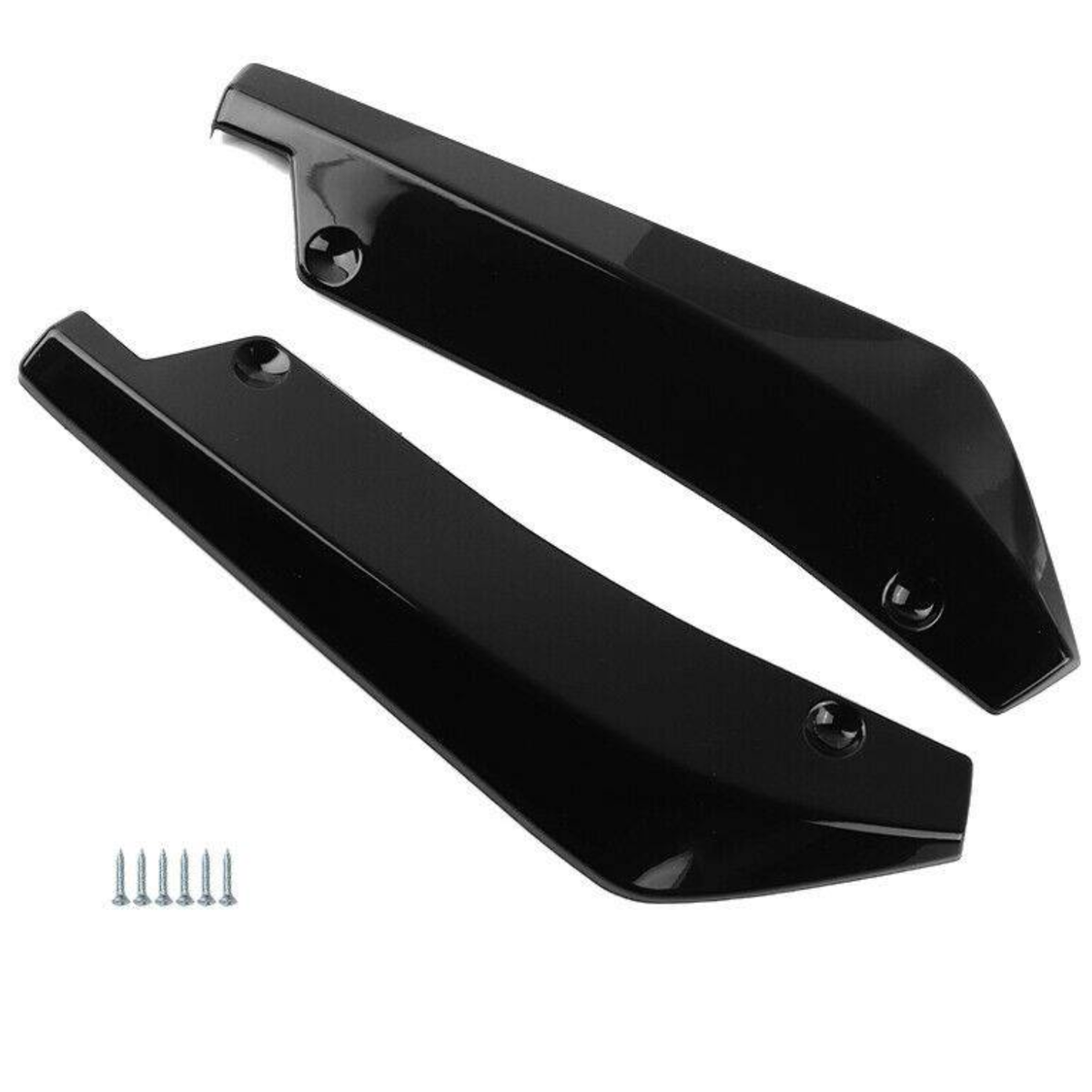 Aleron Esquinero Trasero Universal Negro 35.5cm Par