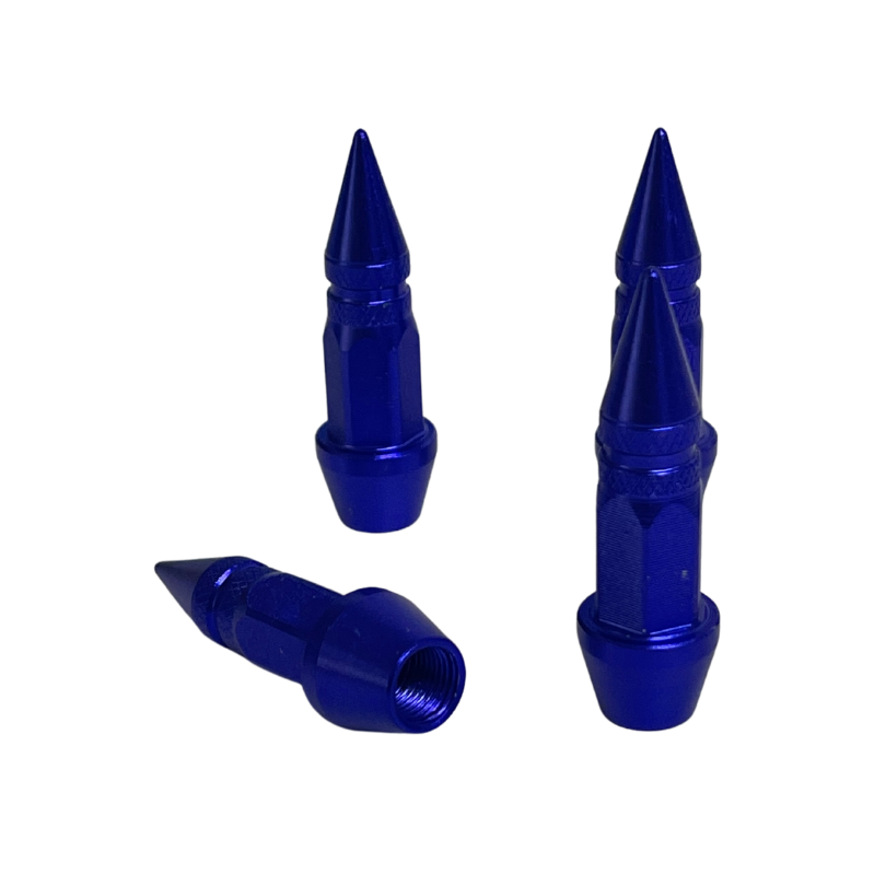 Tapon De Valvula Pico Azul 4pza
