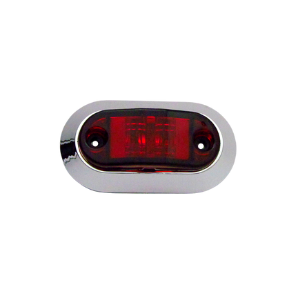 Plafon Lateral 6 Led Luz Fija Rojo