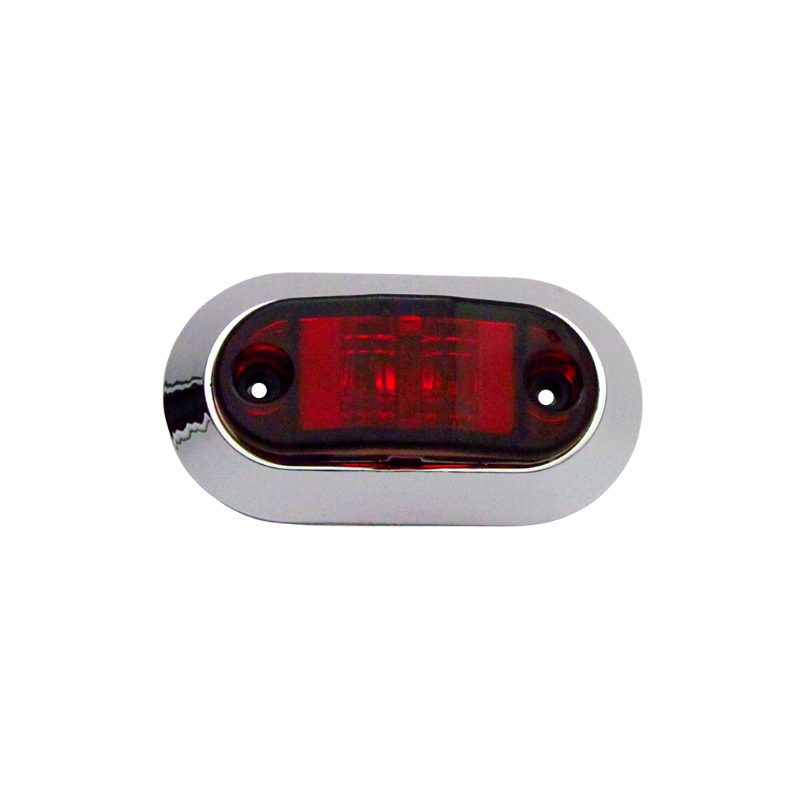 Plafon Lateral 6 Led Luz Fija Rojo